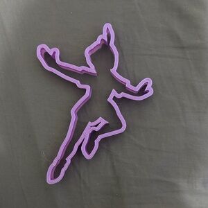 Purple petter pan Cookie Cutter 6in